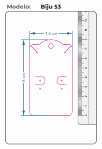 Tags para Bijuteria - Brinco e Colar